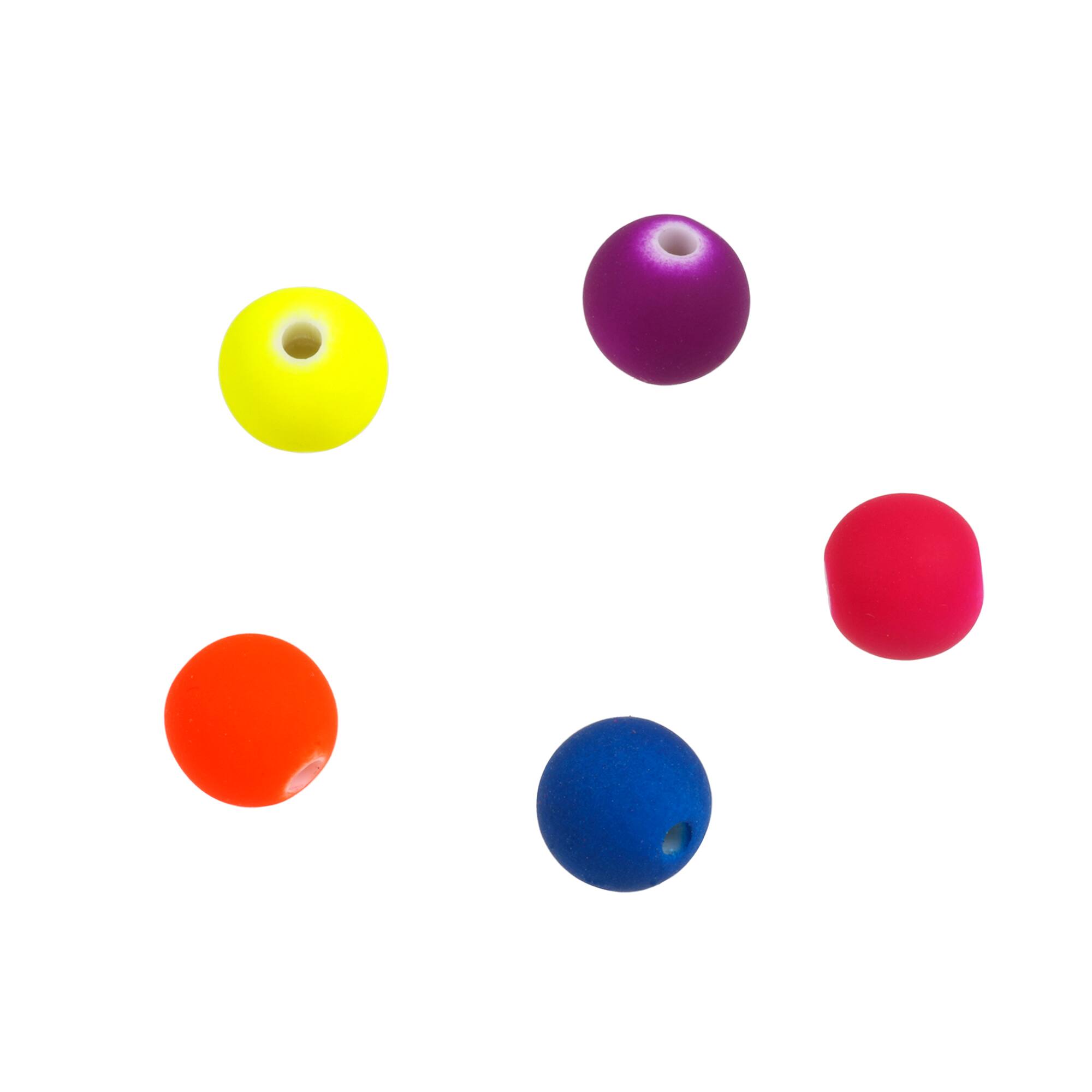 Neon Matte Round Beads by Creatology™